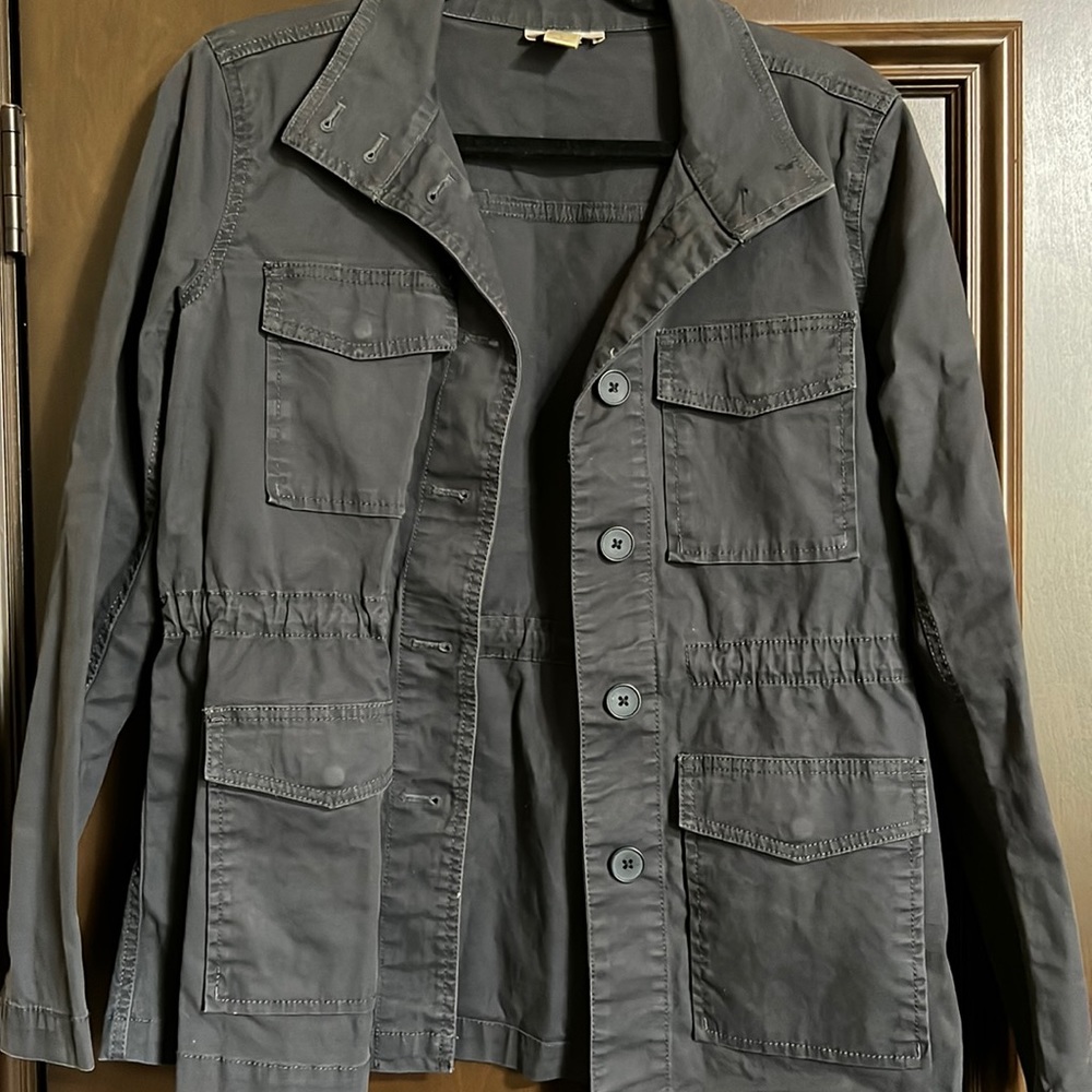 Loft | Dark Grey Utility Jacket
